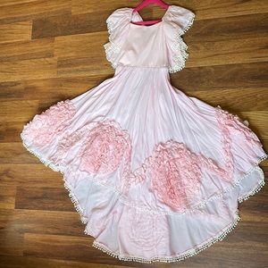 Dollcake pink Ruffle dress size 7